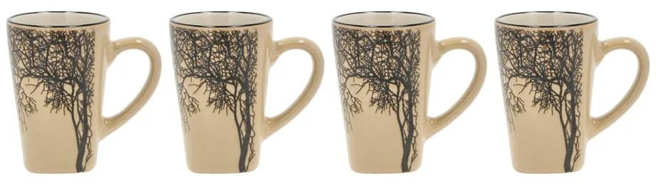 Kremowe kamionkowe kubki na espresso zestaw 4 szt. 100 ml Hela – Villa Collection