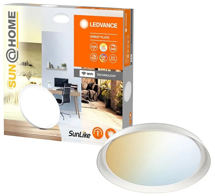 Ledvance - LED ściemnialna lampa SUN@HOME LED/26W/230V 2200-5000K CRI 95 Wi-Fi