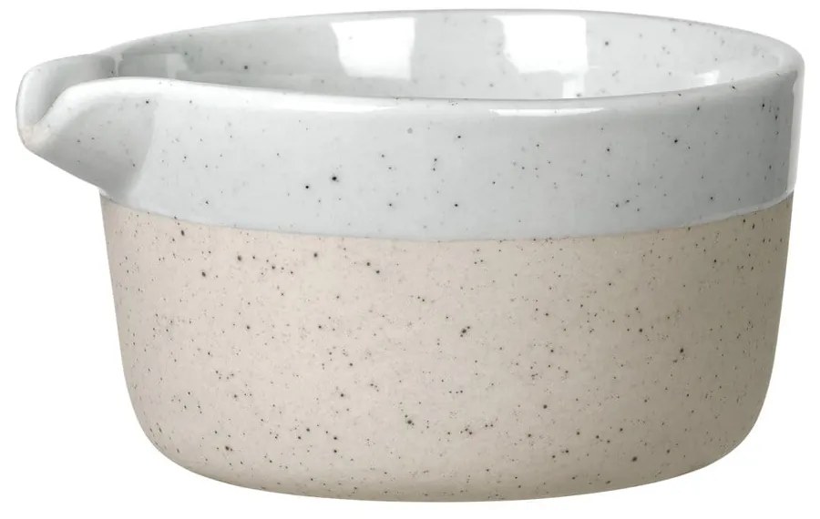 Jasnoszaro-beżowy ceramiczny mlecznik 150 ml Sablo – Blomus