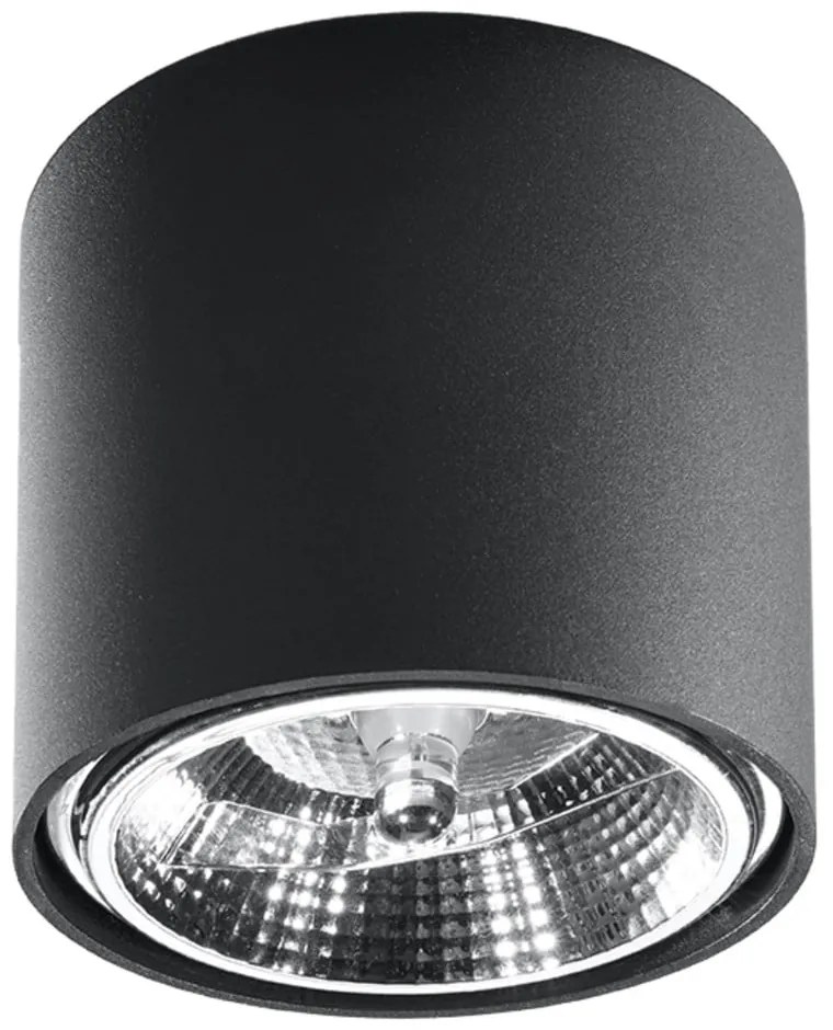Czarna lampa sufitowa Nice Lamps Luigi