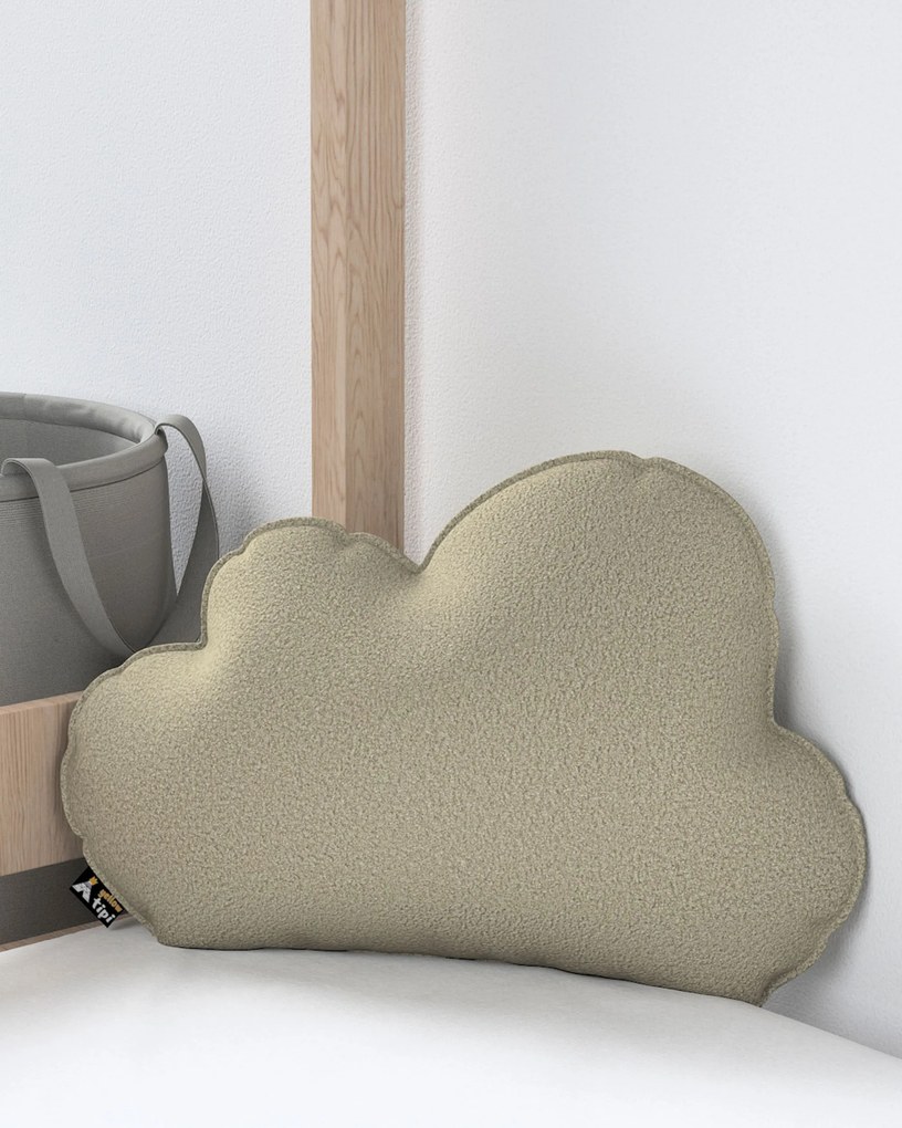 Poduszka Soft Cloud kolor beżowy tkanina strukturalna
