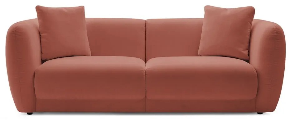 Czerwona sofa 230 cm Bourbon – Bobochic Paris