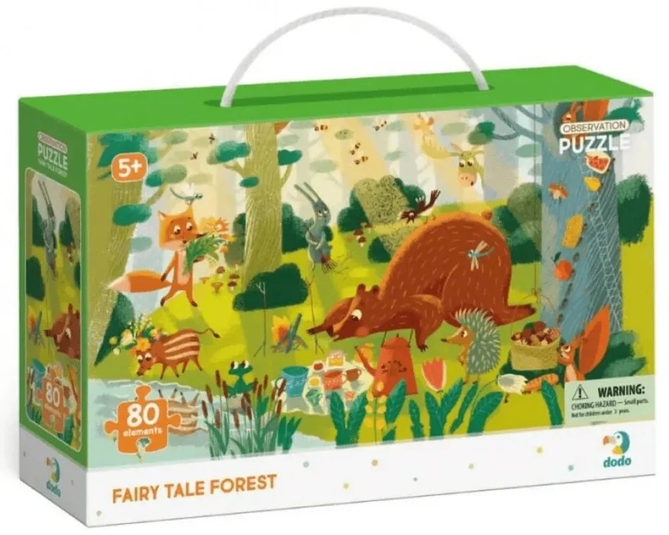 Dodo Picture Search Puzzle Fairytale Forest, 80elementów