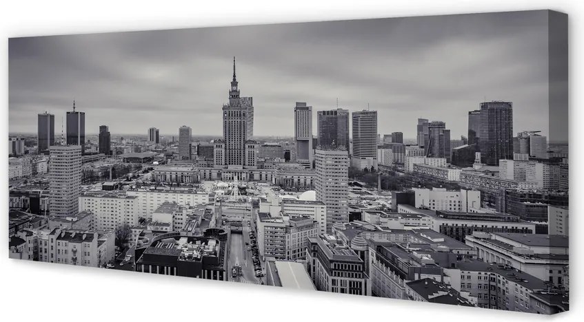 Duży obraz na płótnie Biznesowe Serce Warszawy