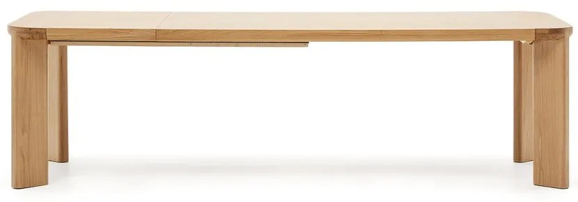 Rozkładany stół z blatem w dekorze dębu 100x200 cm Jondal – Kave Home