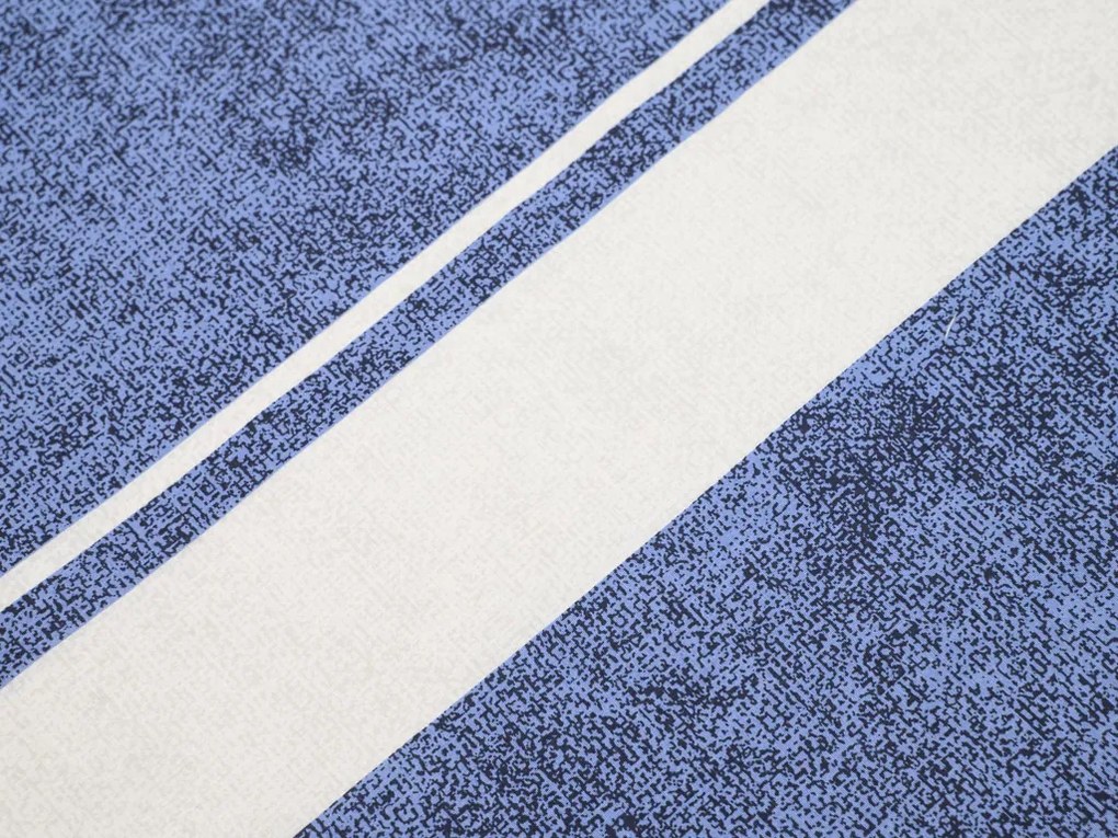PrzytulneMieszkanie.pl PrzytulneMieszkanie.pl Pościel z bawełny Renforcé BLUE LINE niebieska Rozmiar pościeli: 70 x 90 cm | 140 x 200 cm