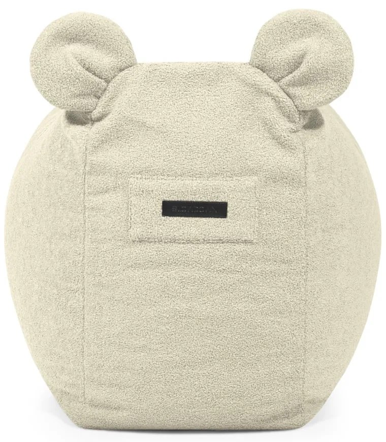 Brązowy dziecięcy worek do siedzenia z materiału bouclé Snug 130 Bear – SLOWDOWN