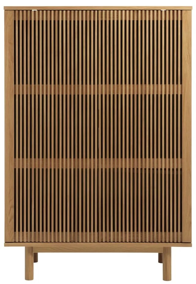 Szafka w dekorze dębu w naturalnym kolorze 95x140 cm Tiber – Unique Furniture