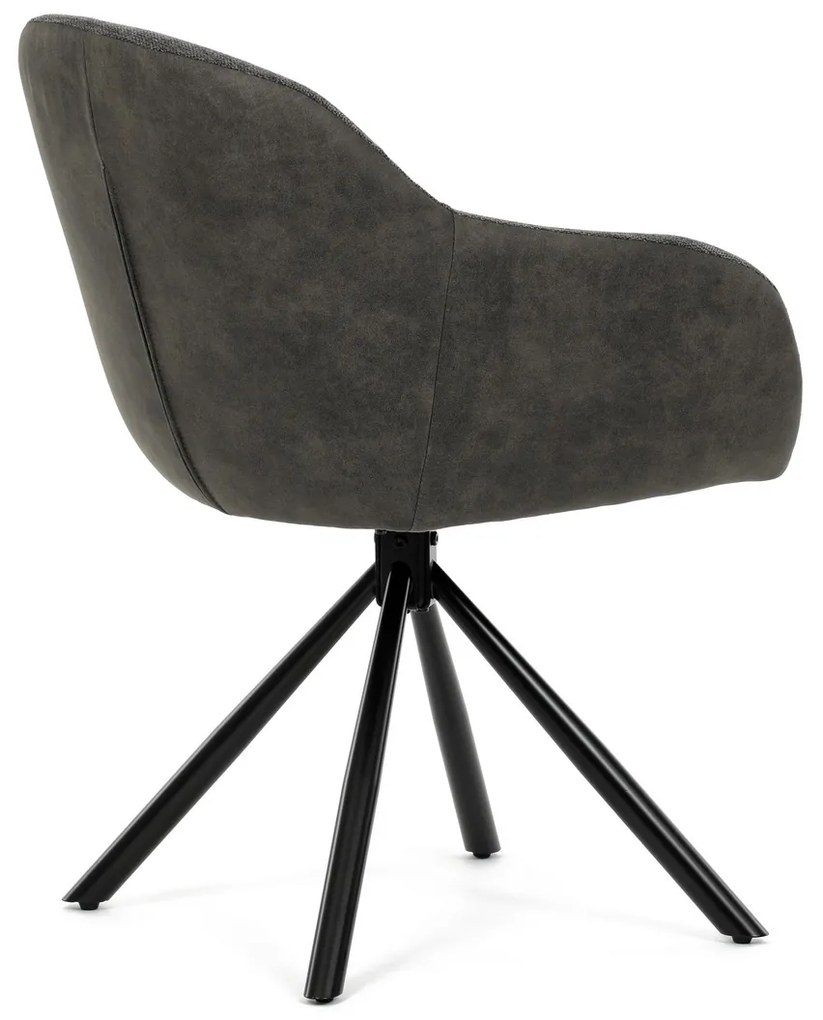Zestaw krzeseł obiadowych z mechanizmem powrotnymDCH-Y1143 GREY2, 2 szt.