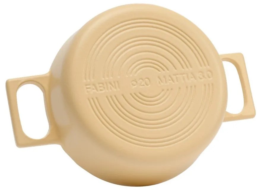 Garnek żeliwny z pokrywką odpowiedni na indukcję 2 l Mattia 3.0 – FABINI