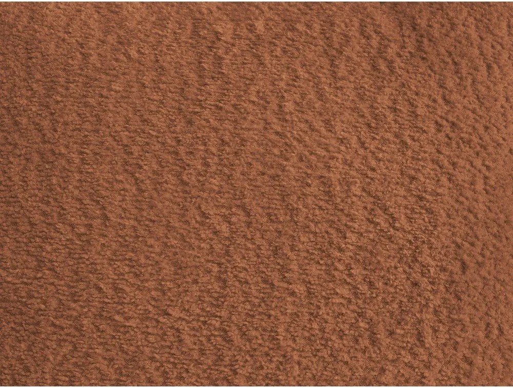 Pomarańczowa sofa z materiału bouclé 234 cm Azra – Bobochic Paris