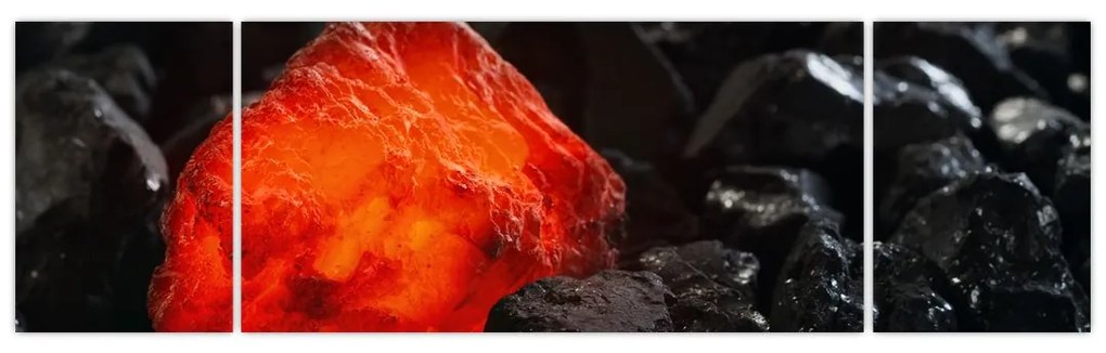 Obraz - świecący minerał (170x50 cm)