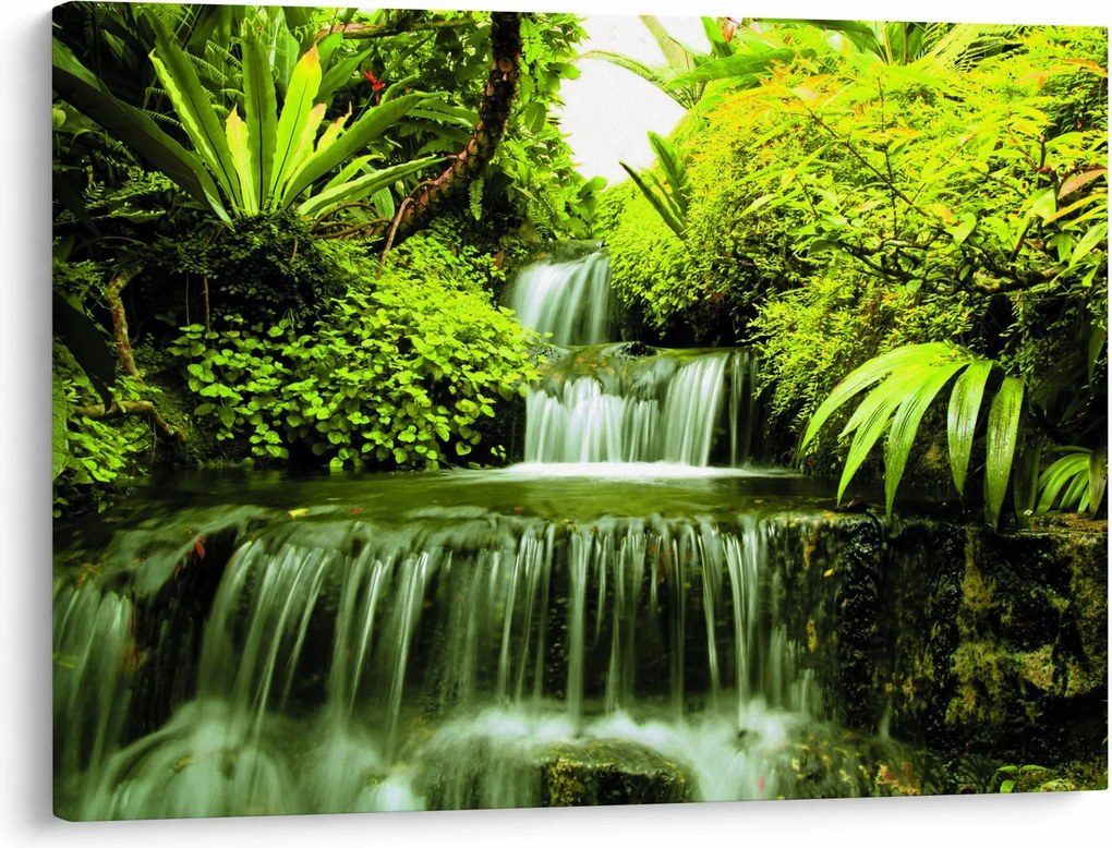Obraz - Indonezyjskie wodospady (70x50 cm)