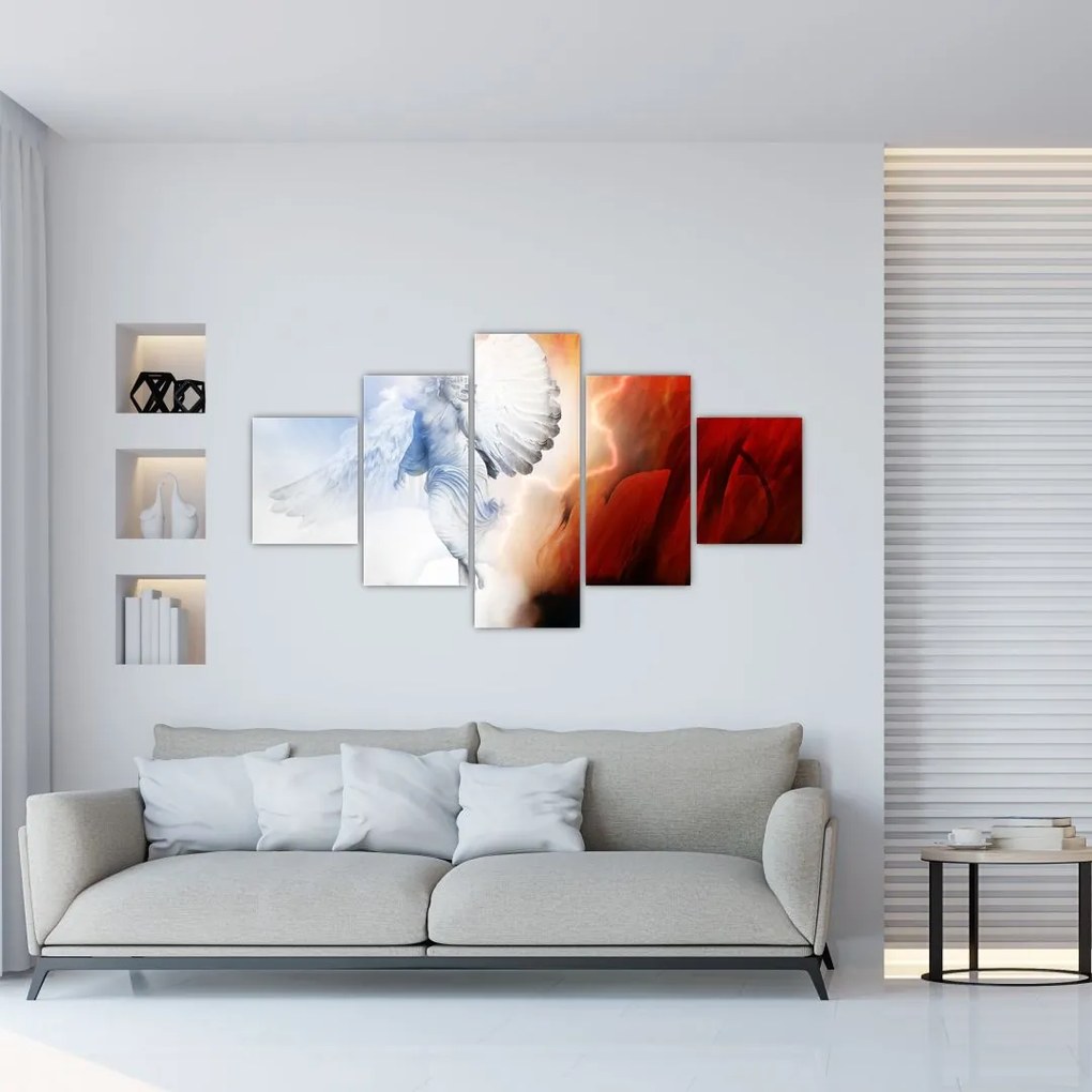 Obraz - Dobro i zło (125x70 cm)