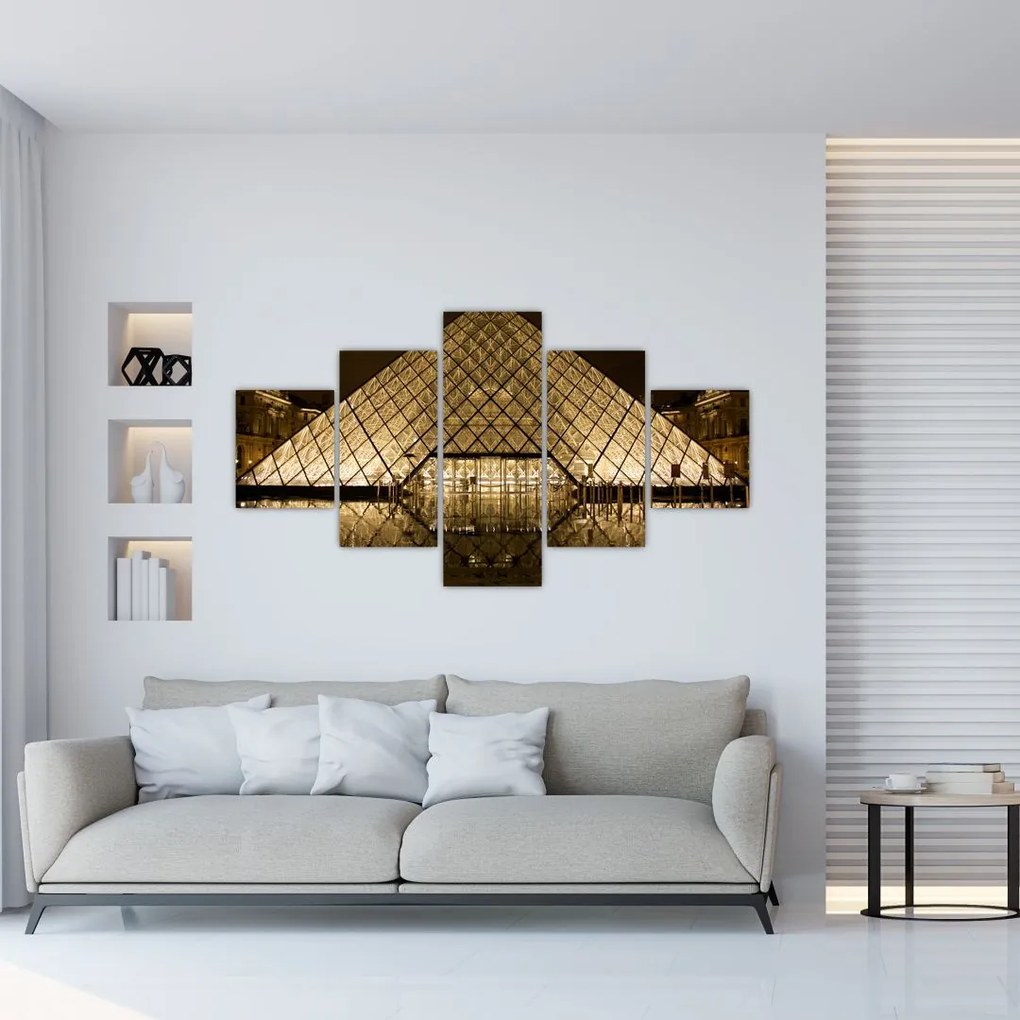 Obraz Luwr (125x70 cm)