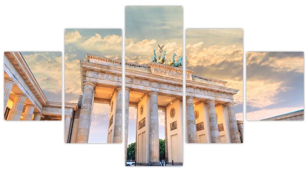Obraz - Brama Brandenburska, Berlin, Niemcy (125x70 cm)