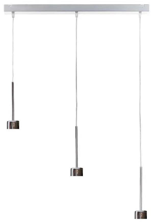 Lampa wisząca z regulacją na chromowanym stelażu 5 kolorów K8-W50