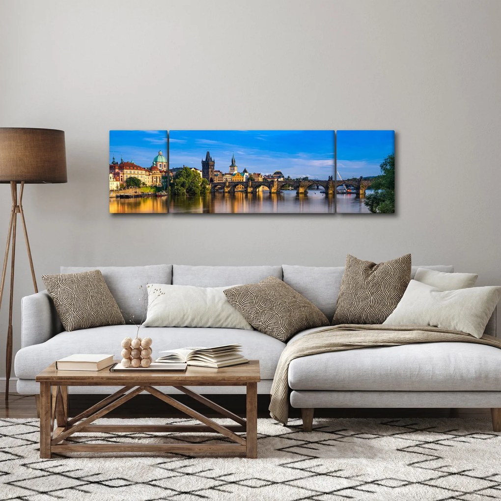 Obraz Mostu Karola (170x50 cm)