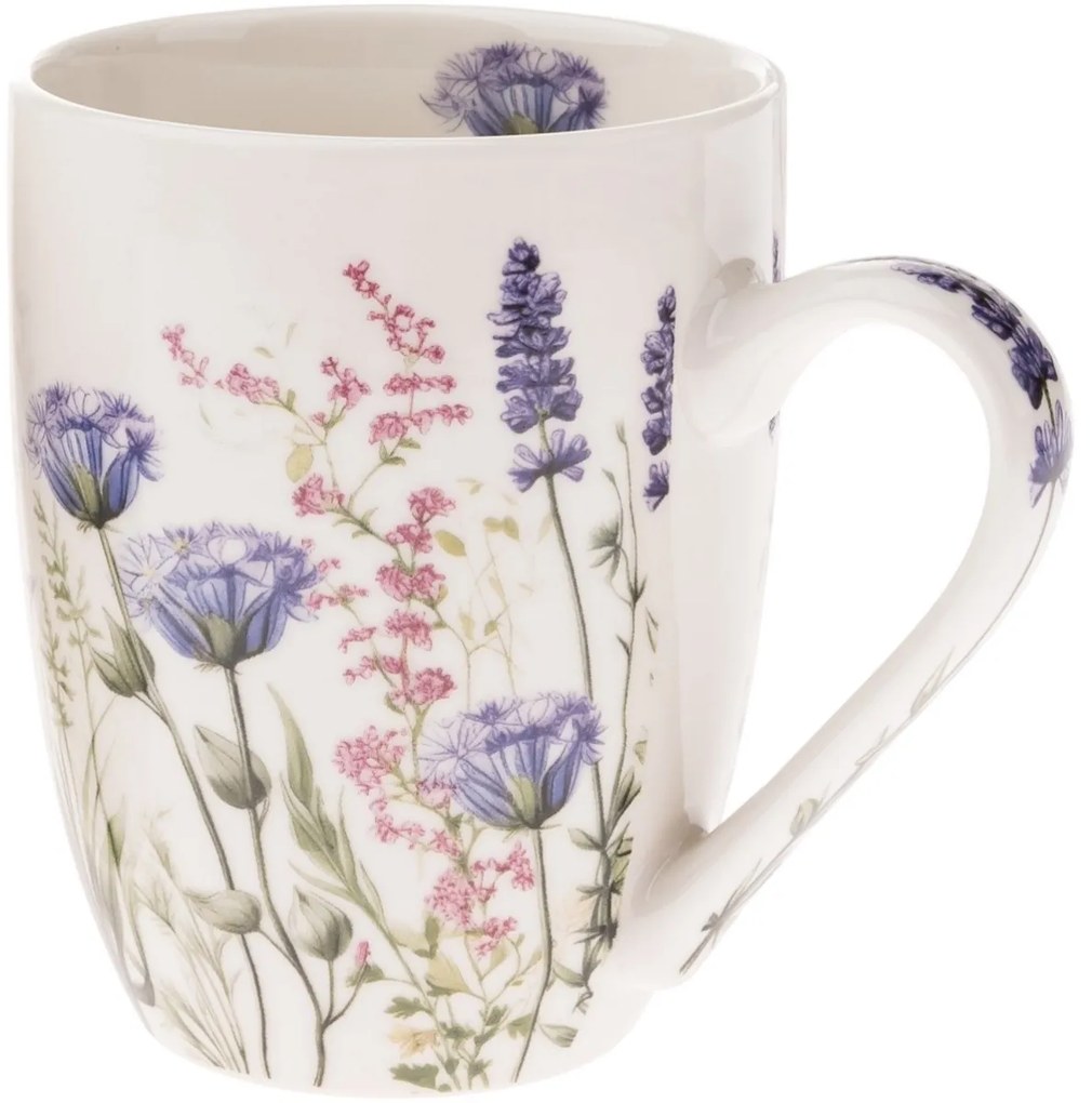 Zestaw upominkowy 2 kubków porcelanowych Letnia łąka 350 ml