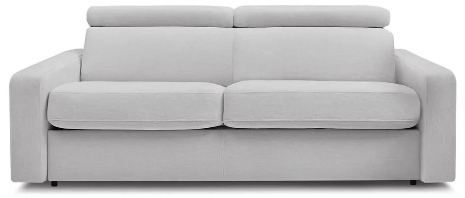 Jasnoszara rozkładana sofa 215 cm Monaco – Bobochic Paris