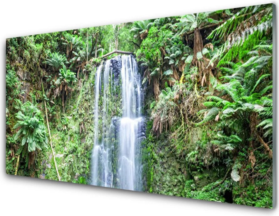 Szkło Ozdobne do Kuchni Wodospad w Objęciach Natury