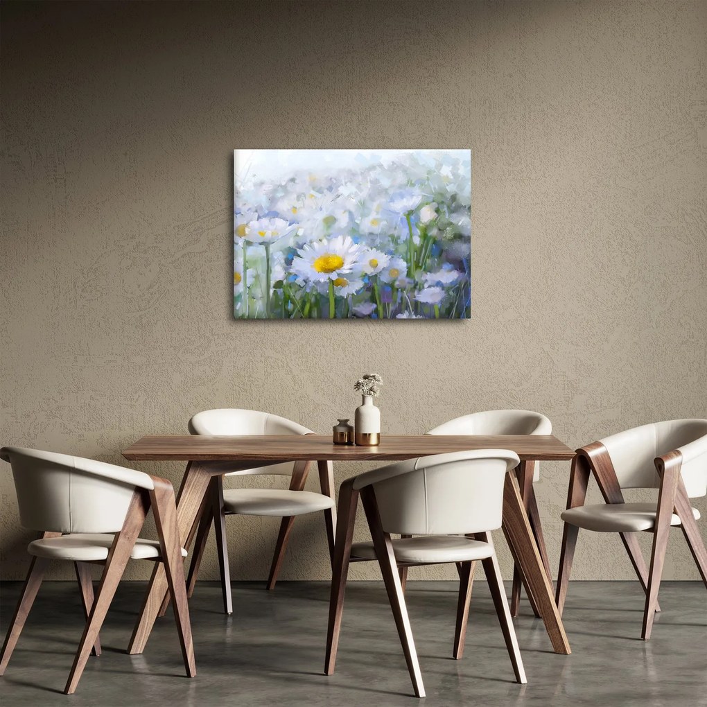 Obraz - W stokrotkach (70x50 cm)