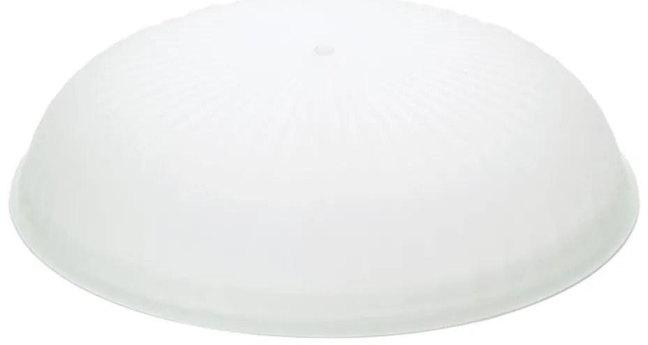 Uniwersalny szklany klosz zamienny ROCCA E27, średnica 40 cm, biały