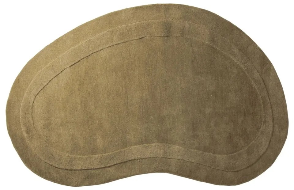 Wełniany dywan w kolorze khaki 150x230 cm Cloria – Micadoni