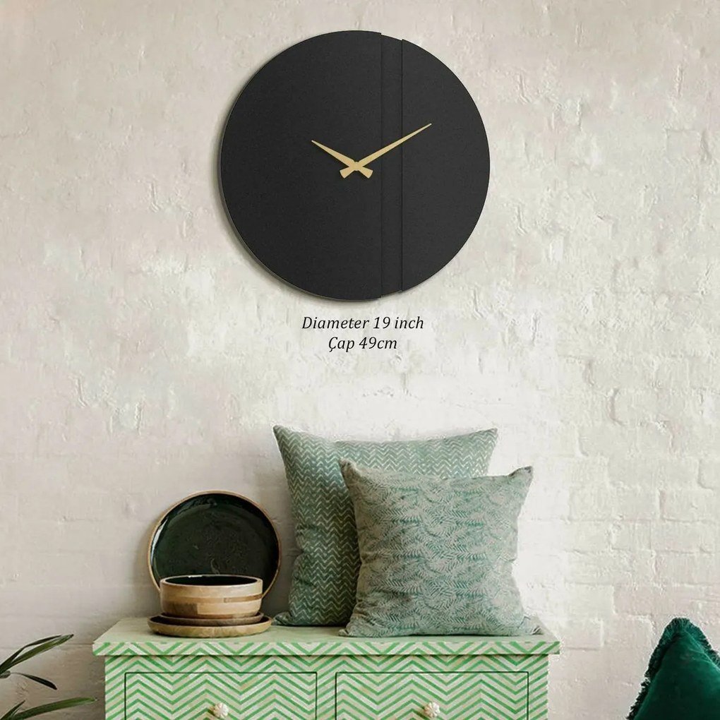 Zegar ścienny Block APS096, Black, 46 x 46 cm