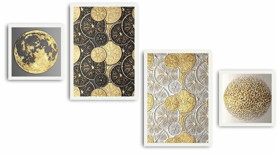 Obrazy zestaw 4 szt. 35x50 cm – Wallity