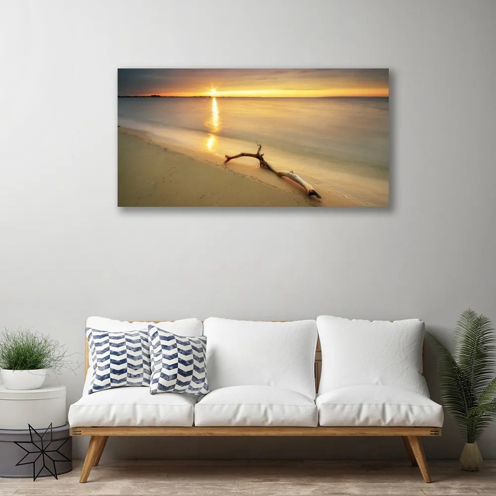 Obraz canvas Złoty Brzeg Oceanu