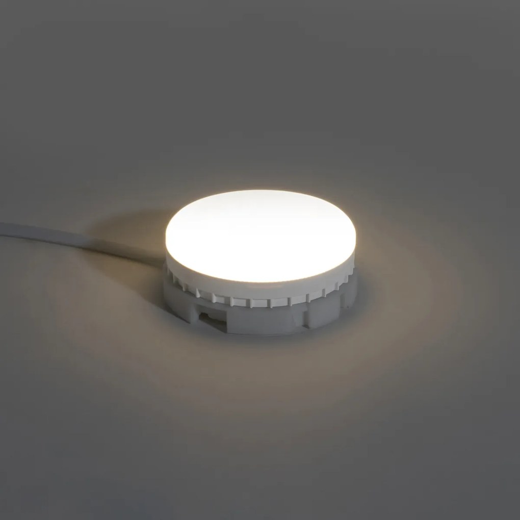 Zestaw 5 żarówek LED GX53 ściemnialnych 3-stopniowo 9W 900 lm 3000K