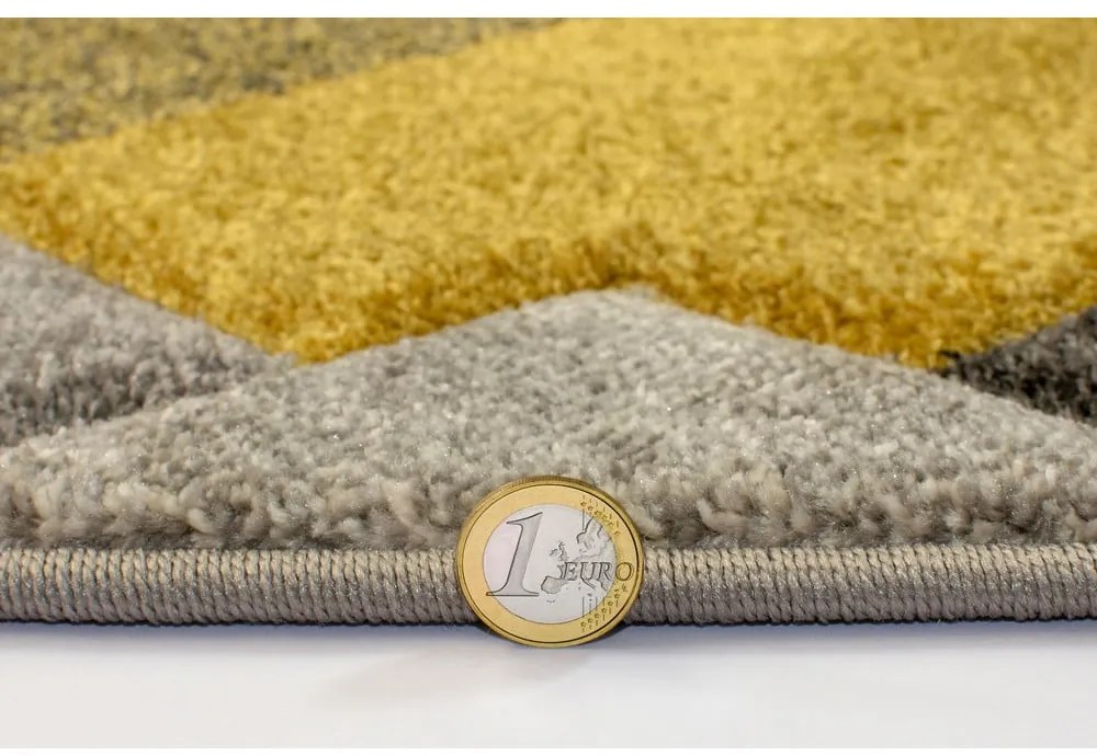 Chodnik w szaro-żółtym kolorze 80x230 cm Nimbus – Flair Rugs