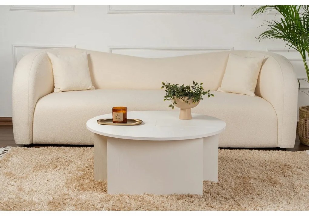 Stolik konferencyjny Moira Wood White