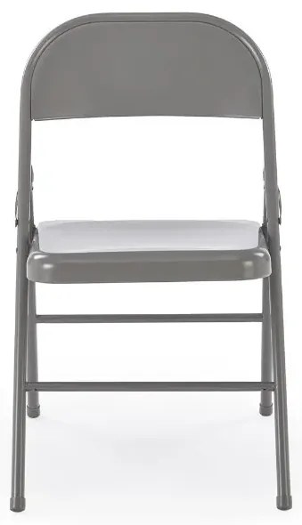 Krzesło metalowe K565 szare składane HALMAR