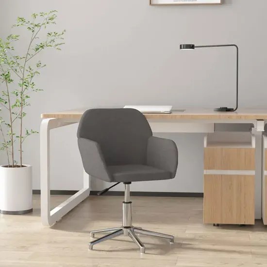 Szare minimalistyczne krzesło biurowe Z1-T66