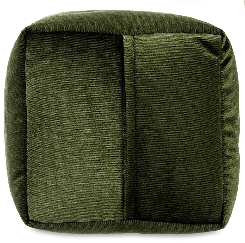 Pufa obita aksamitem, 30 x 30 cm