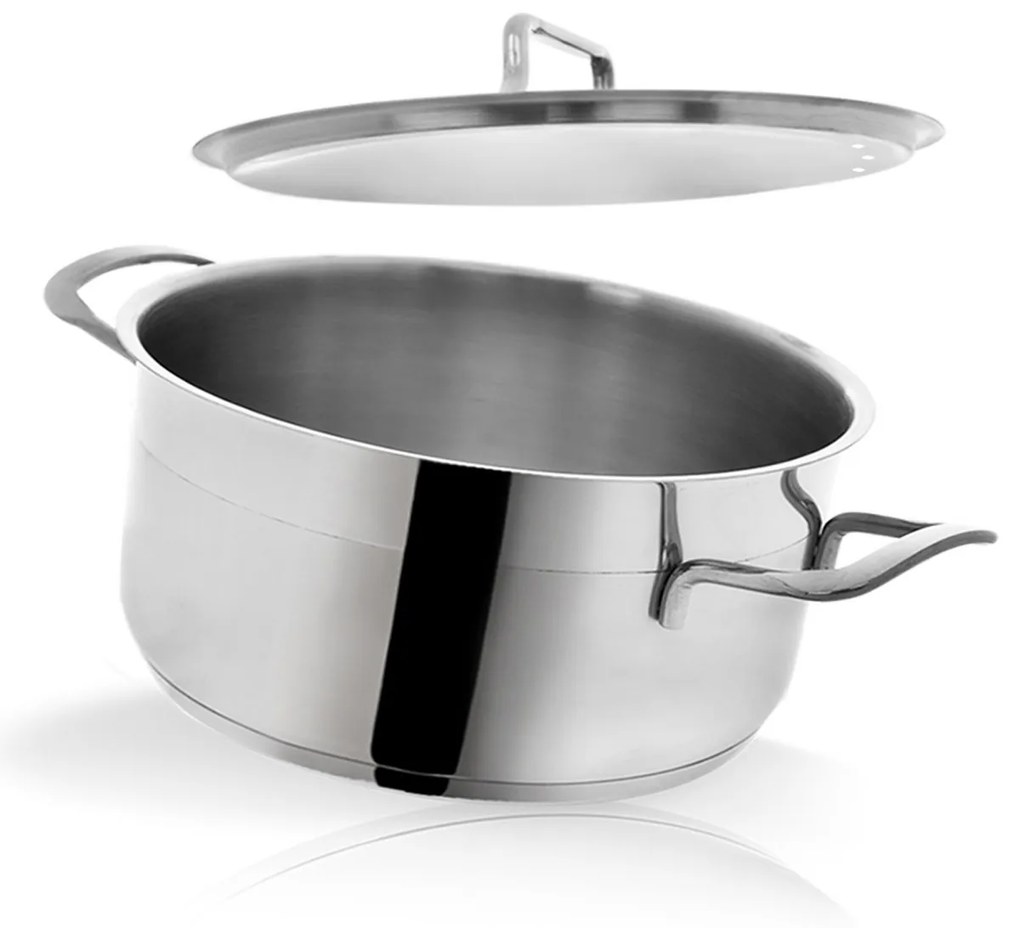 Orion Rondel ze stali nierdzewnej z pokrywką Anett 9,5 l, 9,5 l