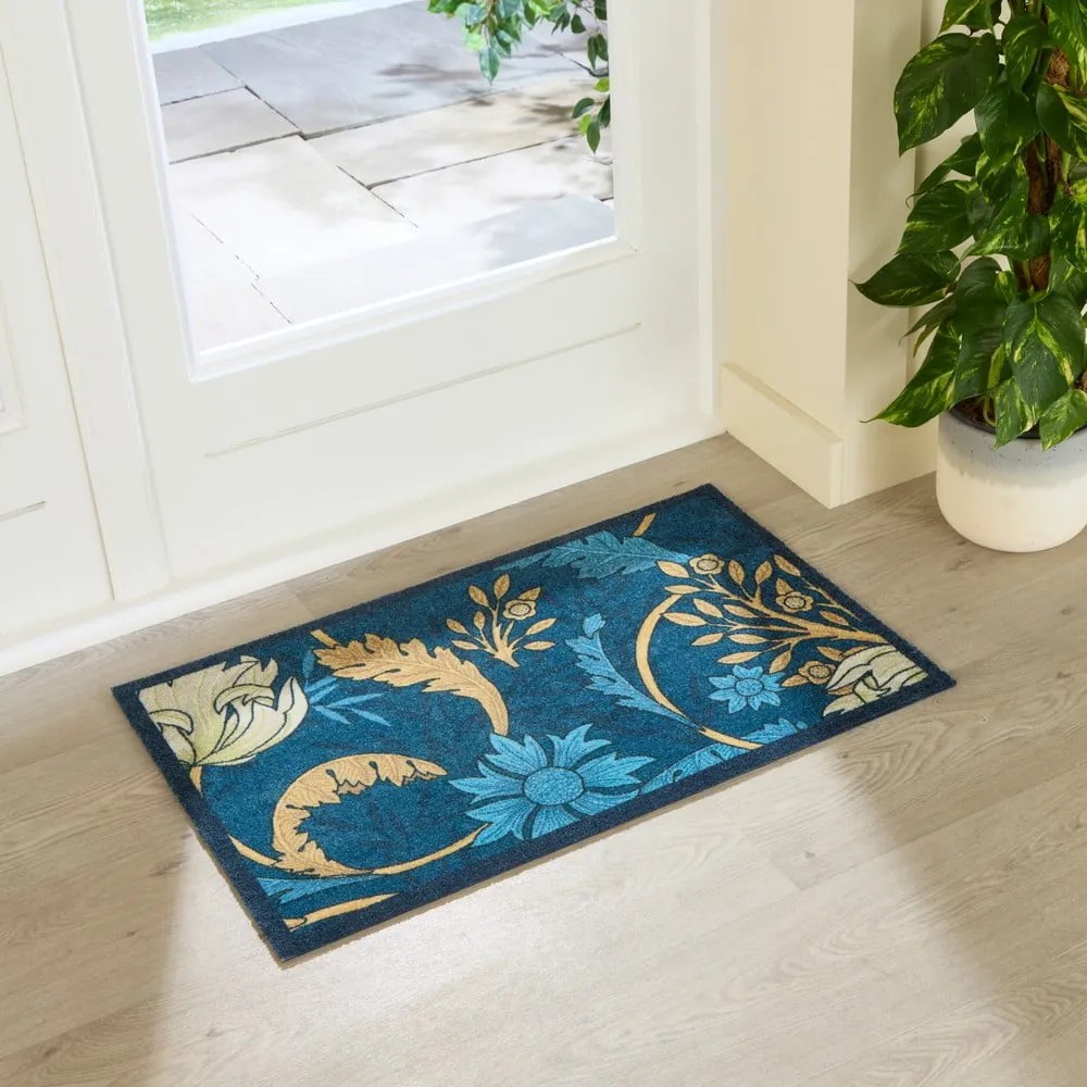 Wycieraczka 50x80 cm William Morris Blue – Artsy Doormats