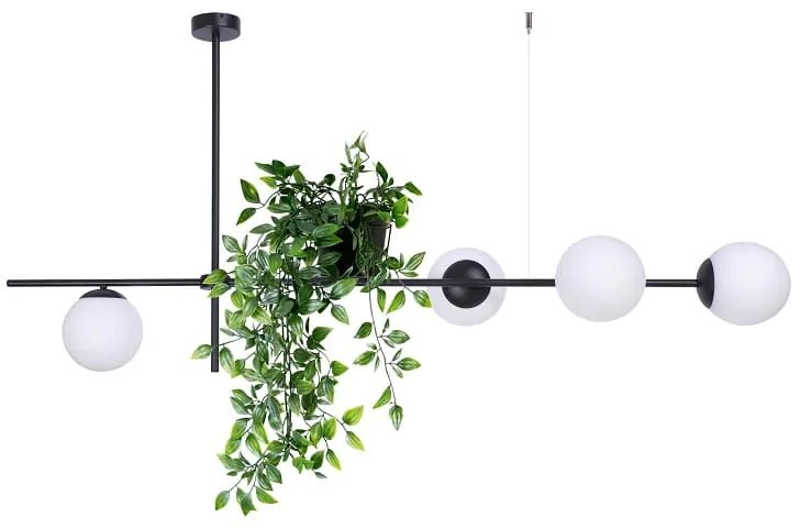 Vuelta lampa kwietnik - designerska długa lampa nad stół, sufitowa