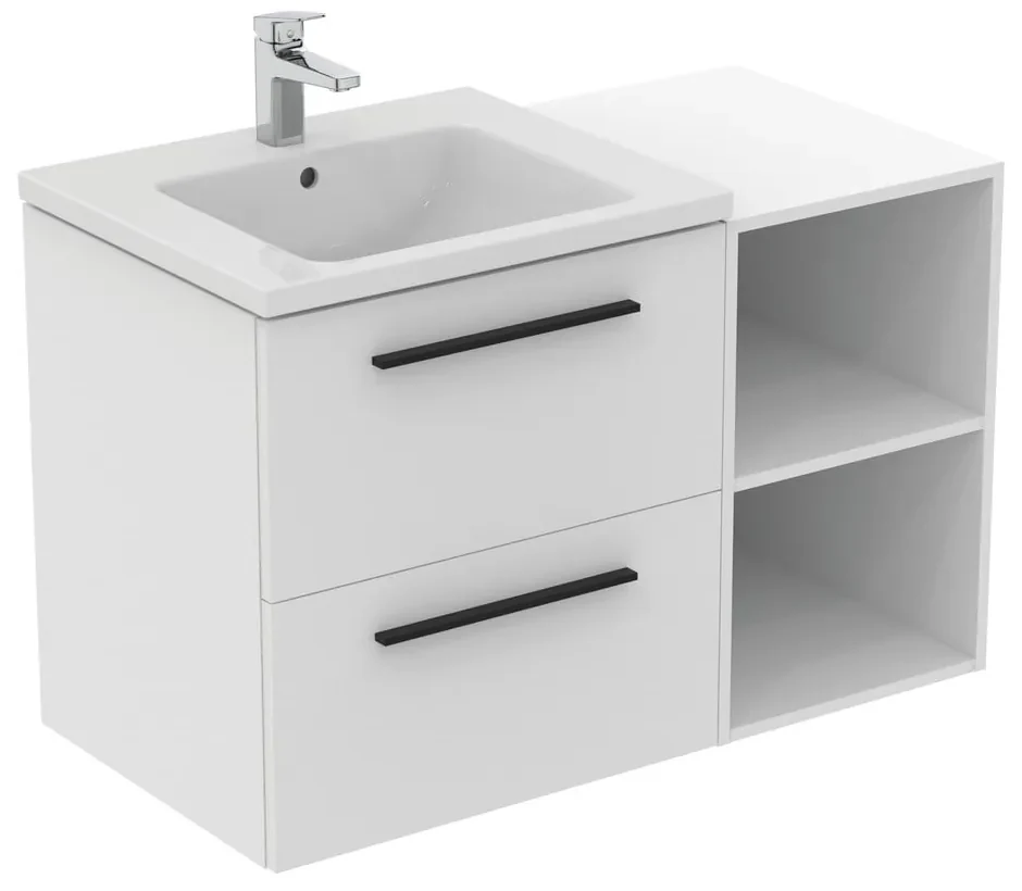 Szarobeżowa wisząca szafka pod umywalkę 100x63 cm i.Life B – Ideal Standard