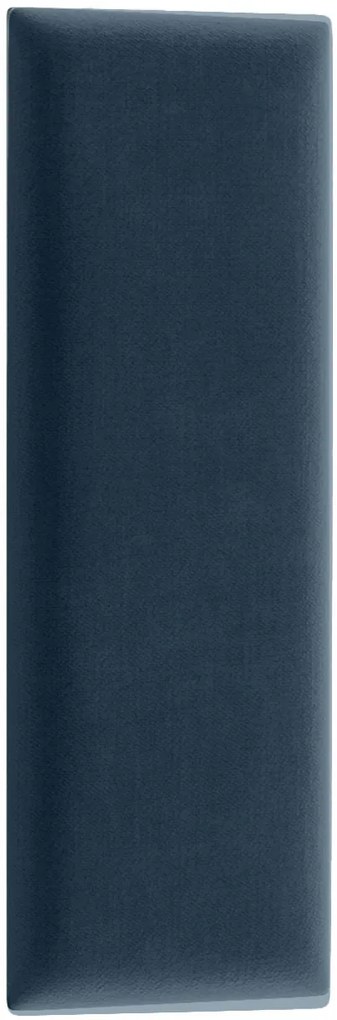 Tapicerowany panel ścienny QUADRATTA 20x50 cm, niebieski Kolor: Niebieski