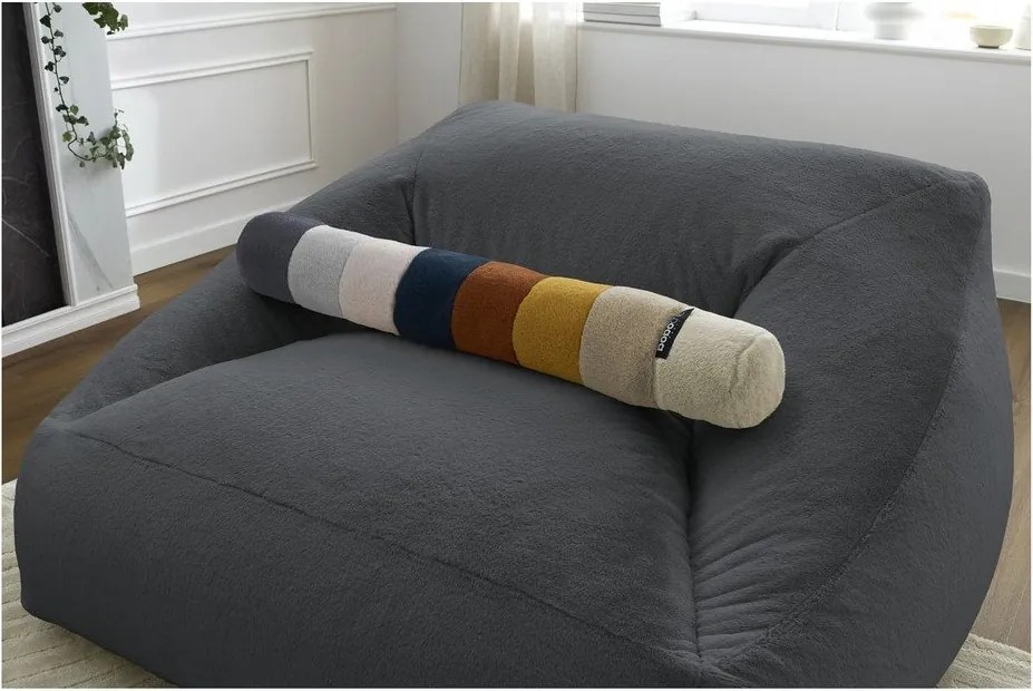 Ciemnoszary worek do siedzenia z imitacji futra Lilibet – Bobochic Paris