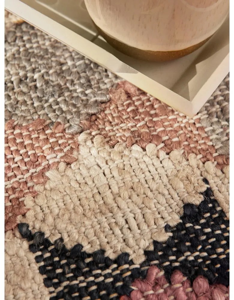 Szary dywan z juty tkany ręcznie 160x230 cm Roya Parsa – Elle Decoration