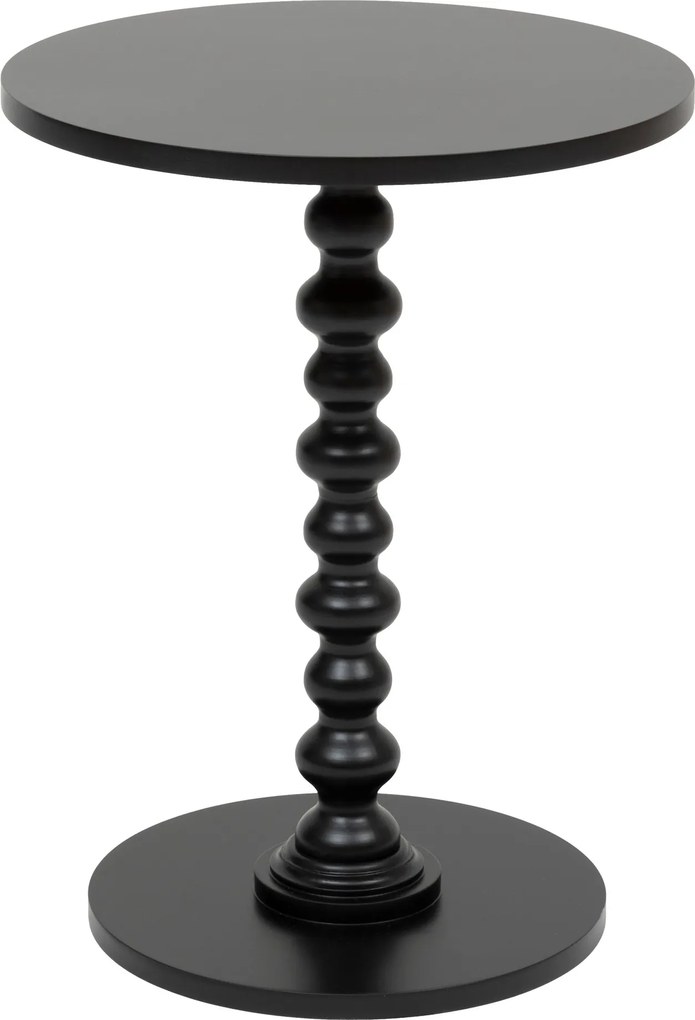 Stolik kawowy ALIX na ozdobnej nodze, Ø 38 cm