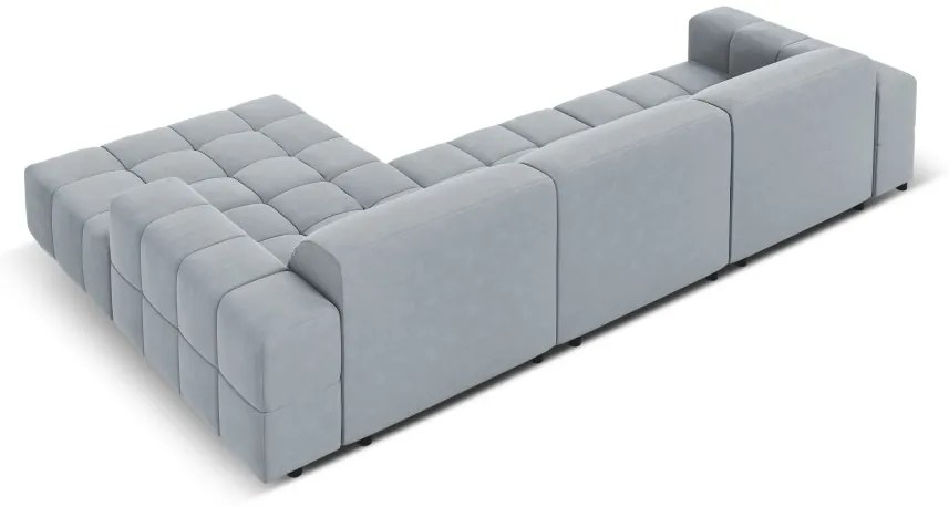 Sofa Narożna LUC 4-miejscowa 284x166x70 Christian Lacroix jasny niebieski light blue
