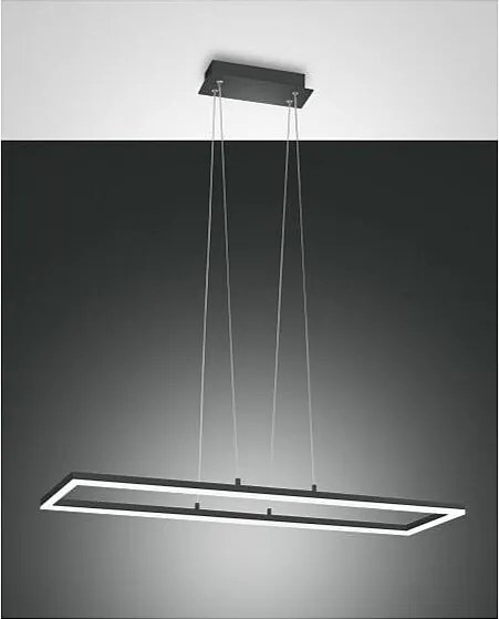 Lampa sufitowa LED Bard 52W antracytowa 3394-45-282 Fabas Luce