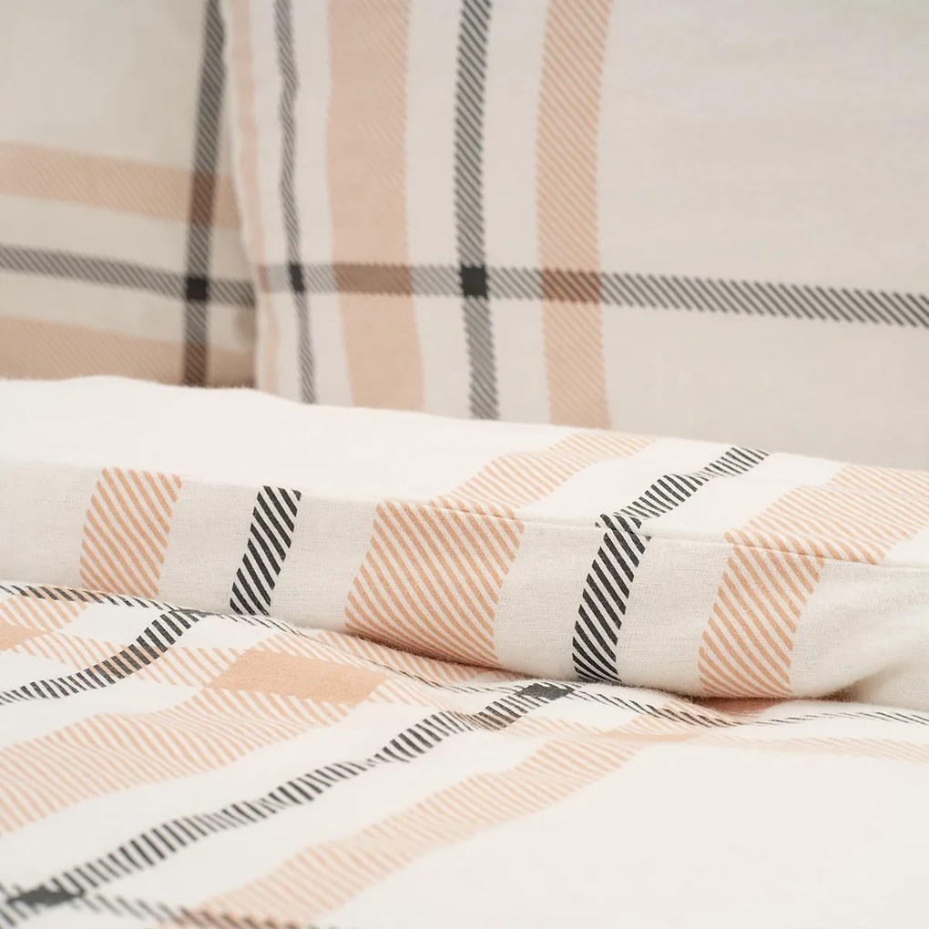 4Home Flanelowa pościel Elegant Plaid, 140 x 200cm, 70 x 90 cm, 140 x 200 cm, 70 x 90 cm