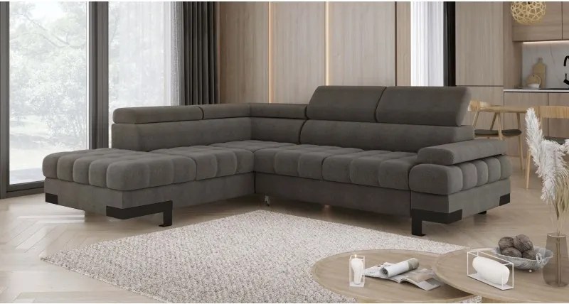 Narożnik SELVA L z funkcją spania i pojemnikiem WERSAL