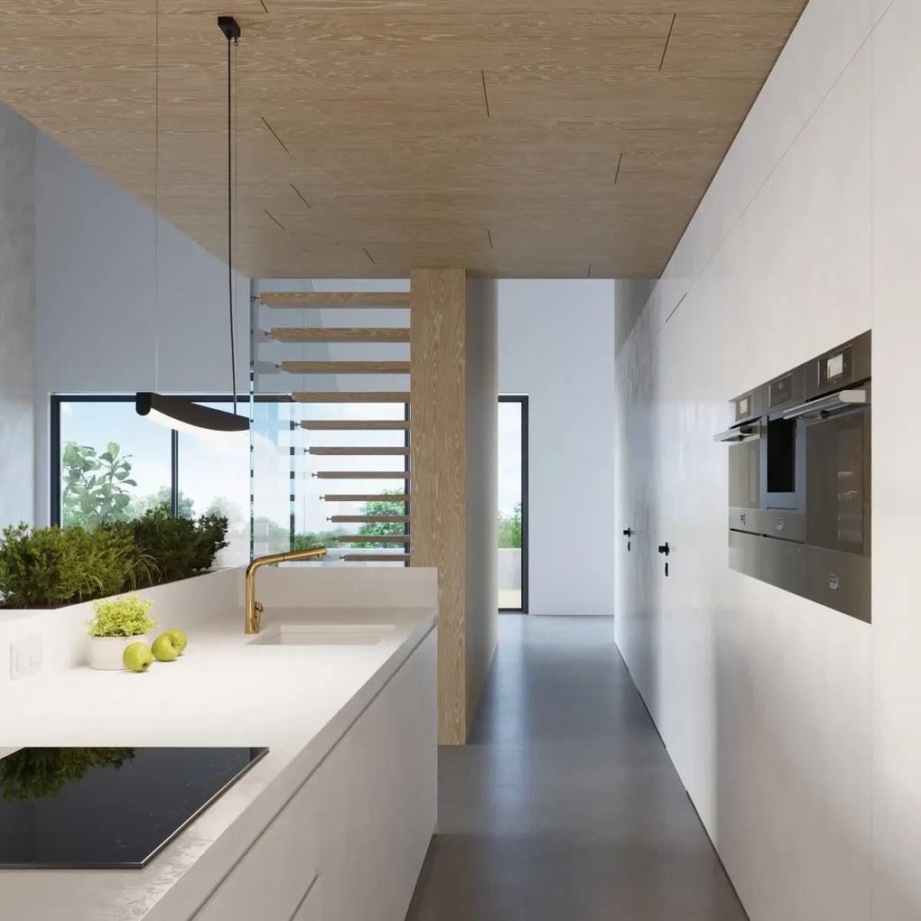 Lampa wisząca JORUN 80 czarna LED 3000K SOLLUX  LIGHTING